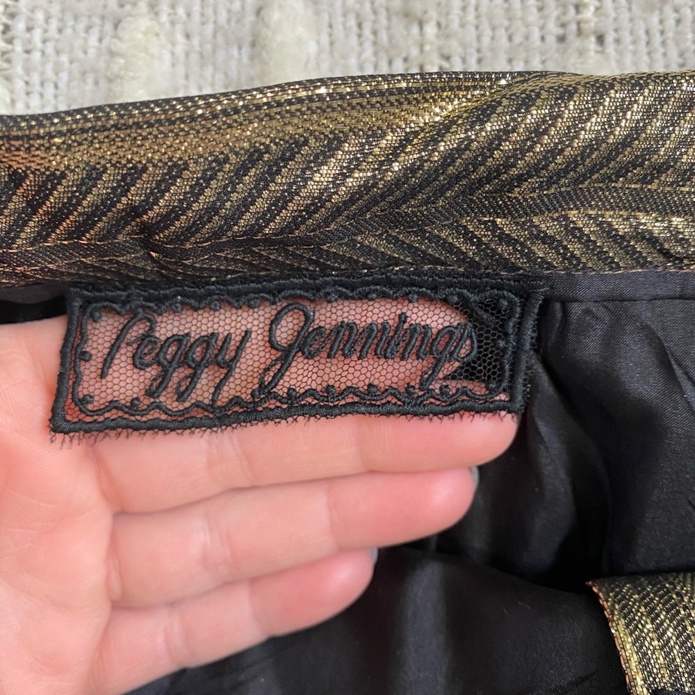{Peggy Jennings} Vintage Silk Wrap Skirt - Picture 6 of 9